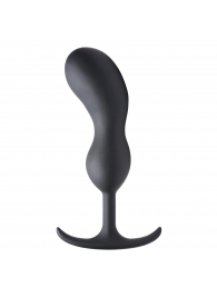 Черный массажер простаты с утяжелителями Premium Silicone Weighted Prostate Plug XL - 20,8 см. - XR Brands - в Оренбурге купить с доставкой