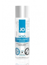 Охлаждающий лубрикант на водной основе JO Personal Lubricant H2O COOLING - 60 мл. - System JO - купить с доставкой в Оренбурге