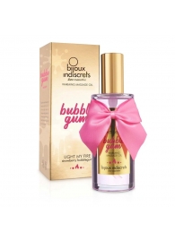 Разогревающее массажное масло Light My Fire Bubble Gum с ароматом бабл-гам - 100 мл. - Bijoux Indiscrets - купить с доставкой в Оренбурге