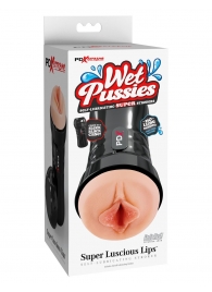 Мастурбатор-вагина в колбе Super Luscious Lips - Pipedream - в Оренбурге купить с доставкой