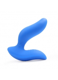 Синий вибромассажер простаты 3,5’’ Curve P-spot Massager - 12 см. - Erokay - в Оренбурге купить с доставкой