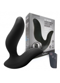 Черный вибромассажер простаты 3,5’’ Remote Control Curve P-spot Massager - 12 см. - Erokay - в Оренбурге купить с доставкой
