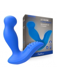 Синий вибромассажер простаты 3,5’’ P-spot Massager - 12,5 см. - Erokay - в Оренбурге купить с доставкой