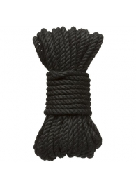 Черная верёвка для связывания и фиксации Bind Tie - 9,14 м. - Doc Johnson - купить с доставкой в Оренбурге