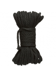 Черная верёвка для связывания и фиксации Bind Tie - 15,24 м. - Doc Johnson - купить с доставкой в Оренбурге