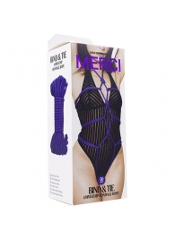 Фиолетовая верёвка для связывания и фиксации Bind Tie - 9,14 м. - Doc Johnson - купить с доставкой в Оренбурге