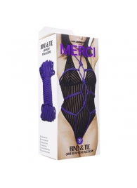 Фиолетовая верёвка для связывания и фиксации Bind Tie - 15,24 м. - Doc Johnson - купить с доставкой в Оренбурге
