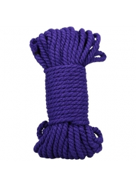 Фиолетовая верёвка для связывания и фиксации Bind Tie - 15,24 м. - Doc Johnson - купить с доставкой в Оренбурге