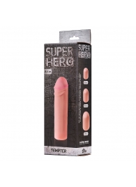 Фаллоудлинитель SUPER HERO Tempter - 16 см. - Lola Games - в Оренбурге купить с доставкой