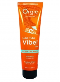Гель с эффектом вибрации Lube Tube Vibe Low Sex On The Beach - 100 мл. - ORGIE - купить с доставкой в Оренбурге