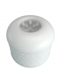 Белый сквозной мастурбатор Crystle - Baile - в Оренбурге купить с доставкой