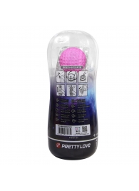 Прозрачный мастурбатор с подвижным шариком - Baile - в Оренбурге купить с доставкой