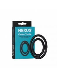 Черное двойное эрекционное кольцо Nexus Enduro Double - Nexus Range - в Оренбурге купить с доставкой