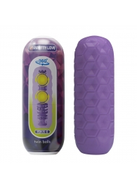 Фиолетовый мастурбатор Venus-X Twin balls - Baile - в Оренбурге купить с доставкой