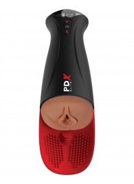 Мастурбатор-вагина в колбе с вибрацией Fuck-O-Matic Pro XL - Pipedream - в Оренбурге купить с доставкой