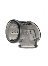 Дымчатая насадка на пенис и мошонку - Baile - в Оренбурге купить с доставкой