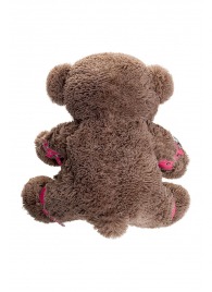 Бондажный набор: бурый мишка с розовыми оковами и наручниками - Pecado - купить с доставкой в Оренбурге