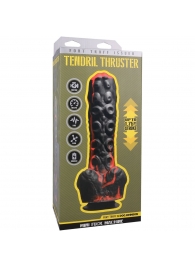 Черно-красная мини-машина на присоске Tendril Thruster - 21,6 см. - Doc Johnson - купить с доставкой в Оренбурге