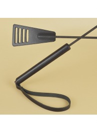 Черный кожаный стек «Сириус» - 60 см. - Sitabella - купить с доставкой в Оренбурге