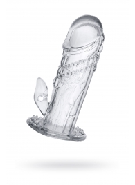 Прозрачная насадка на пенис Uco - 13 см. - A-toys - в Оренбурге купить с доставкой