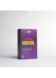 Стимулирующий гель с эффектом вибрации Blackberry Vibration - 15 мл. - INTT - купить с доставкой в Оренбурге
