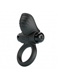 Черное эрекционное кольцо с вибрацией Adrien - Baile - в Оренбурге купить с доставкой