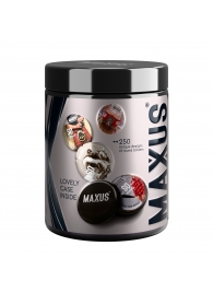 Черные утолщенные презервативы MAXUS Extra Strong с железным кейсом - 15 шт. - Maxus - купить с доставкой в Оренбурге