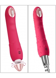 Малиновая насадка на душ с вибрацией Showers to orgasm - 20,1 см. - Orion - купить с доставкой в Оренбурге