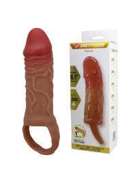 Реалистичная насадка на член Peirre - 15,5 см. - Baile - в Оренбурге купить с доставкой