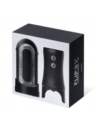 Набор Tenga Flip Zero Electronic Vibrotation: мастурбатор с вибрацией и устройство вращения - Tenga - в Оренбурге купить с доставкой