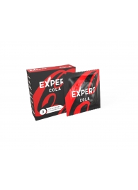 Презервативы с ароматом колы Expert Cola - 3 шт. - Expert - купить с доставкой в Оренбурге
