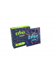 Светящиеся в темноте презервативы Expert Neon - 3 шт. - Expert - купить с доставкой в Оренбурге
