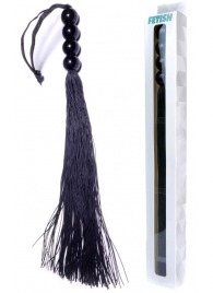 Черная силиконовая плеть - 37 см. - Boys of Toys - купить с доставкой в Оренбурге