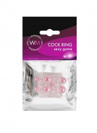 Прозрачная насадка на пенис с цветными шариками - Erowoman-Eroman - в Оренбурге купить с доставкой