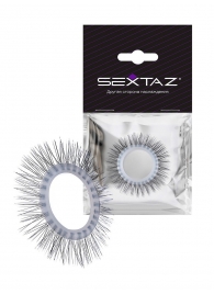 Круглое эрекционное кольцо с «ресничками» - Sextaz - в Оренбурге купить с доставкой