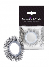 Круглое эрекционное кольцо с длинными «ресничками» - Sextaz - в Оренбурге купить с доставкой