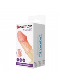 Телесная насадка на пенис Booker - 8 см. - Baile - в Оренбурге купить с доставкой