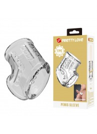 Прозрачная насадка на пенис и мошонку - Baile - в Оренбурге купить с доставкой