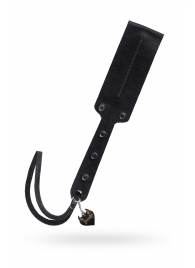 Черный кожаный пэддл - 32 см. - Pecado - купить с доставкой в Оренбурге