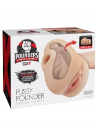 Телесный мастурбатор-вагина Pussy Pounder Squeeze Stroker - Pipedream - в Оренбурге купить с доставкой