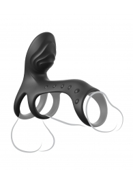 Черная насадка на пенис Ultimate Couples Cage Pro - Pipedream - в Оренбурге купить с доставкой