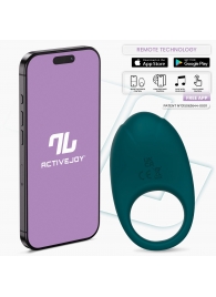 Зеленое интерактивное виброкольцо Ringo - Intoyou - в Оренбурге купить с доставкой