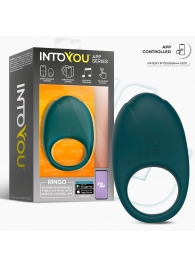 Зеленое интерактивное виброкольцо Ringo - Intoyou - в Оренбурге купить с доставкой