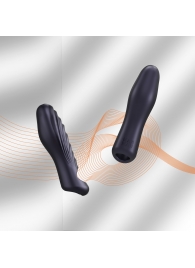 Сливовая силиконовая насадка на пенис с подхватом Manwan Ryzer - Manwan - в Оренбурге купить с доставкой