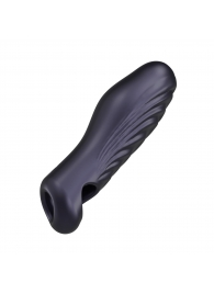 Сливовая силиконовая насадка на пенис с подхватом Manwan Ryzer - Manwan - в Оренбурге купить с доставкой