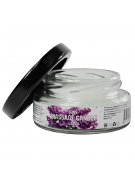 Массажная свеча «Сирень» - 50 мл. - SGAN - купить с доставкой в Оренбурге