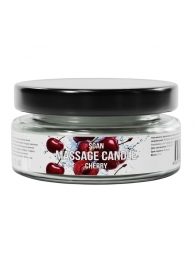 Массажная свеча «Спелая вишня» - 50 мл. - SGAN - купить с доставкой в Оренбурге