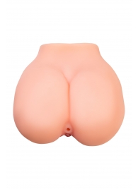 Реалистичный мастурбатор в форме попки с 2 любовными входами - No Name - в Оренбурге купить с доставкой