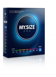 Презервативы MY.SIZE размер 72 - 3 шт. - My.Size - купить с доставкой в Оренбурге