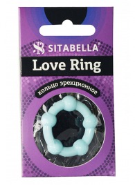 Цветное эрекционное кольцо Love Ring с бусинами - Sitabella - в Оренбурге купить с доставкой